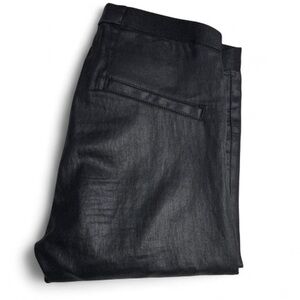 Vintage Archive Helmut Lang Black Coated Skinny Pants Size 24